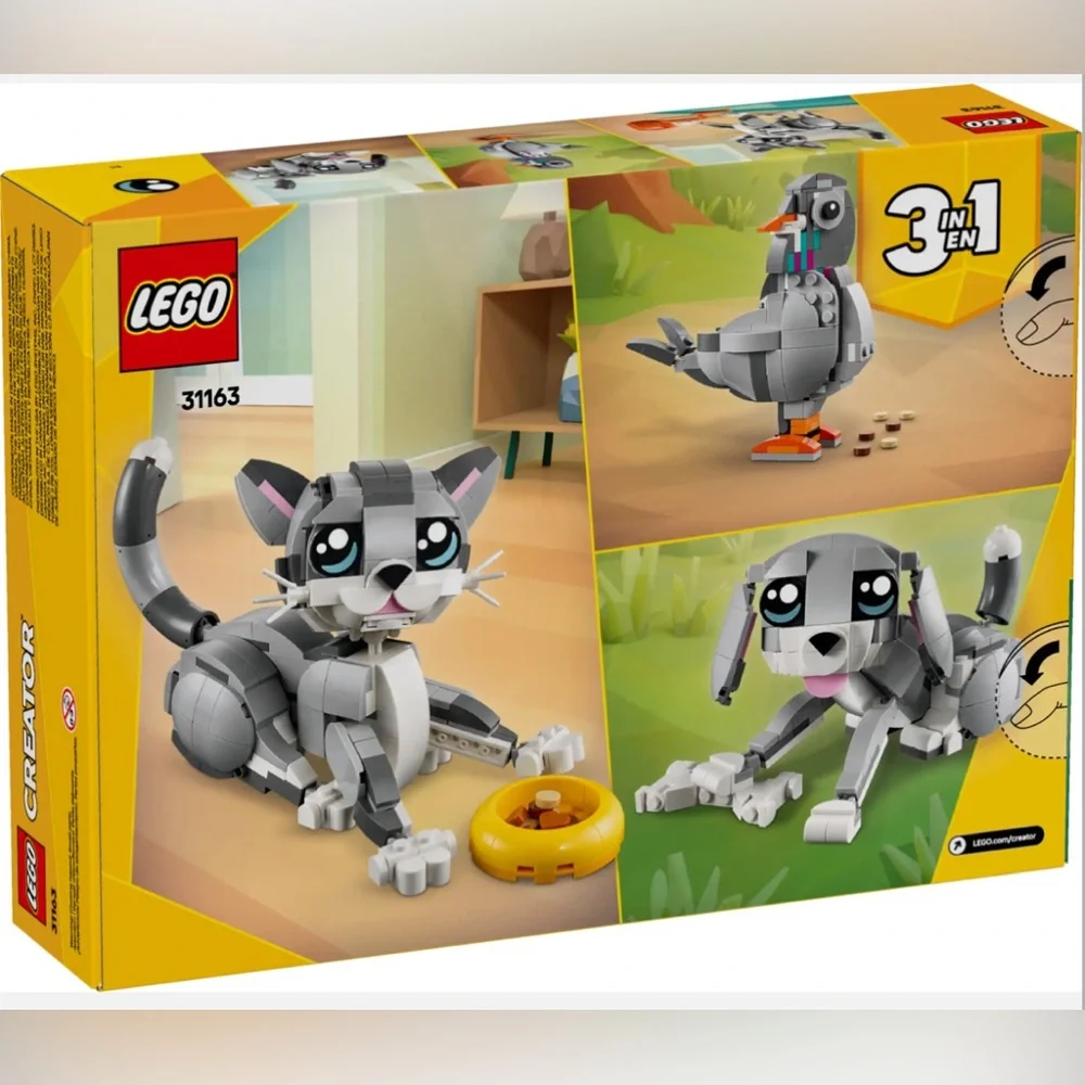 LEGO Playful Cat Creator 3 in 1 #31163 NEW in Sealed Box